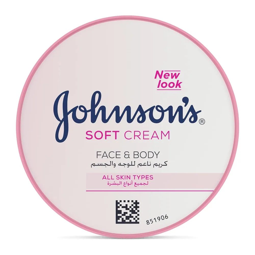 كريم بشرة جونسون 100 مل مرطب soft cream johnsons 100 ml