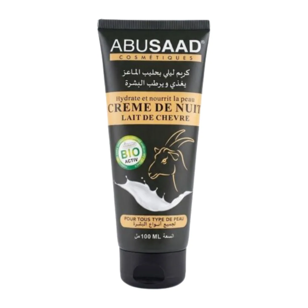 Abusaad Crème de Nuit Lait de Chèvre 100ml