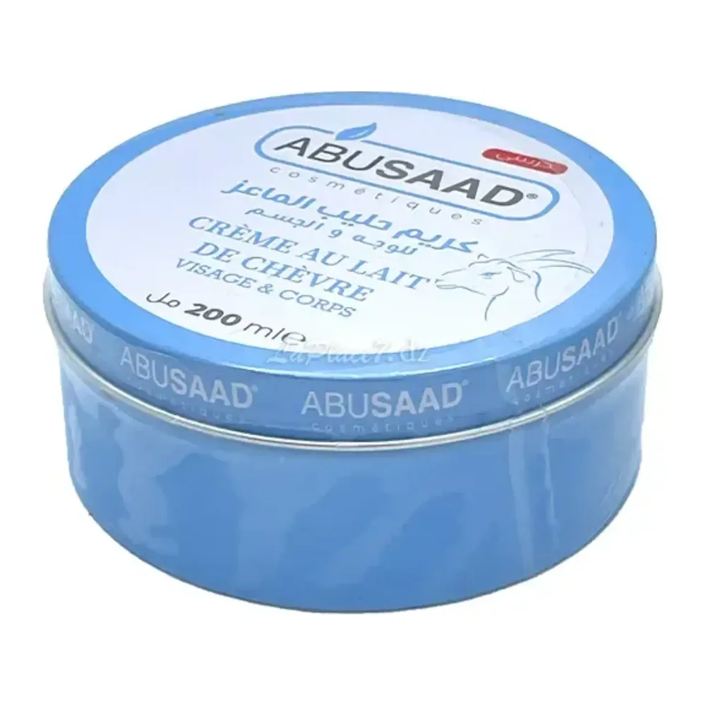Abusaad Creme Hydrattante Visage Et Corps Au Lait De Chevre 200Ml