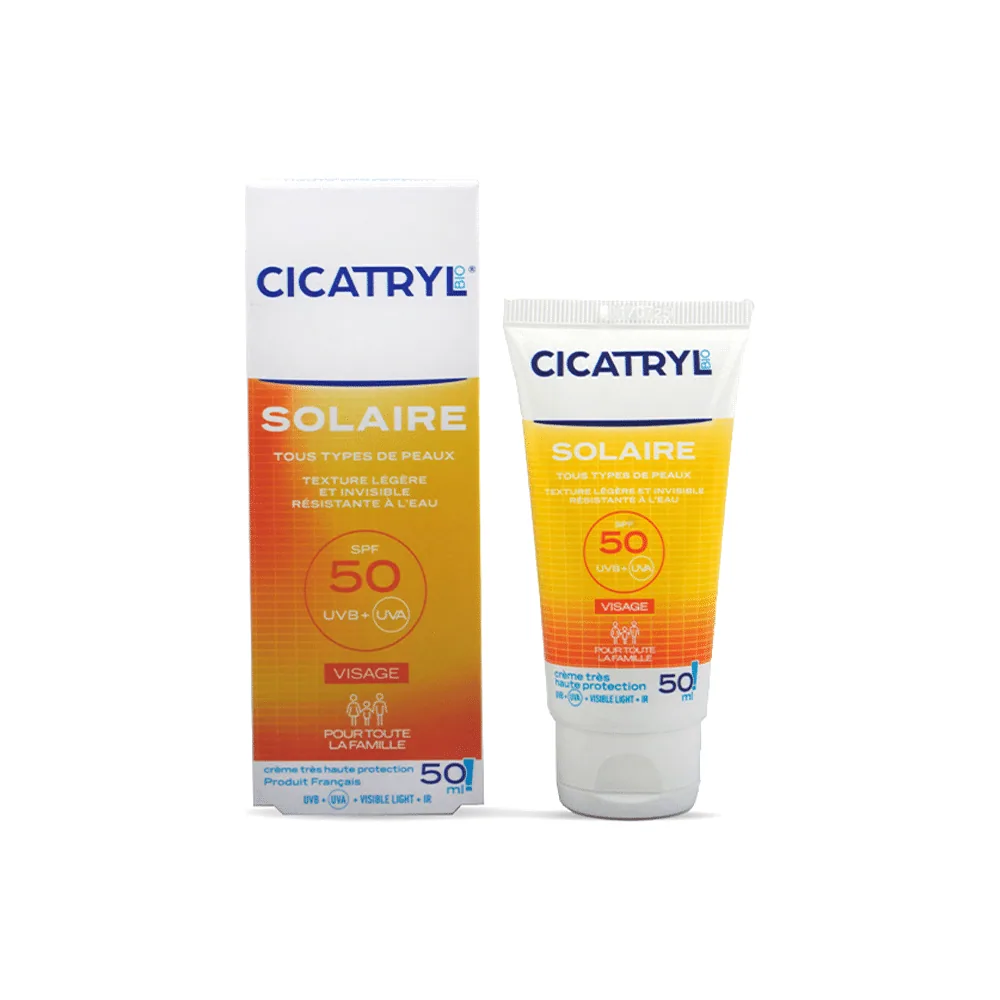 Acm Cicatryl Creme Solaire Visage Spf50+