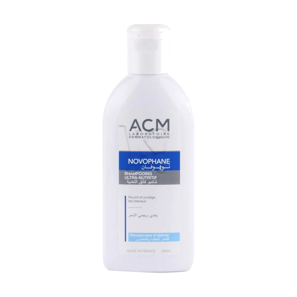 Acm Novophane Shampooing Ultra -nutritif 200ml Cheveux Sec Et Abime