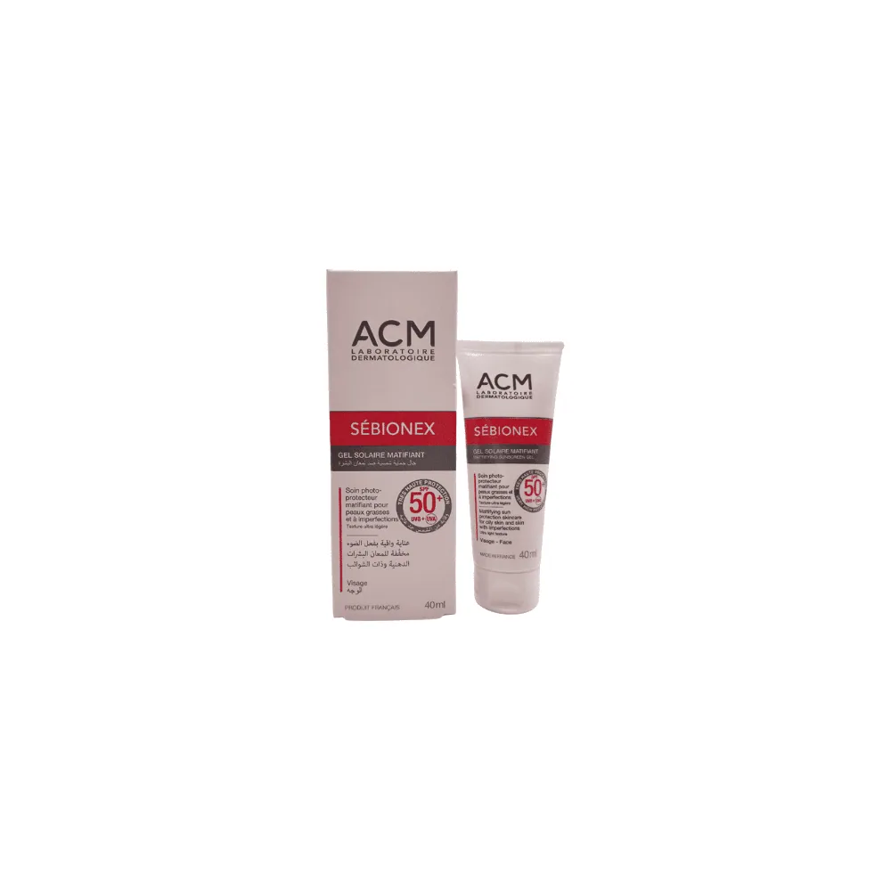 Acm Sebionex Gel Solaire Matifiant Spf50+ 40ml