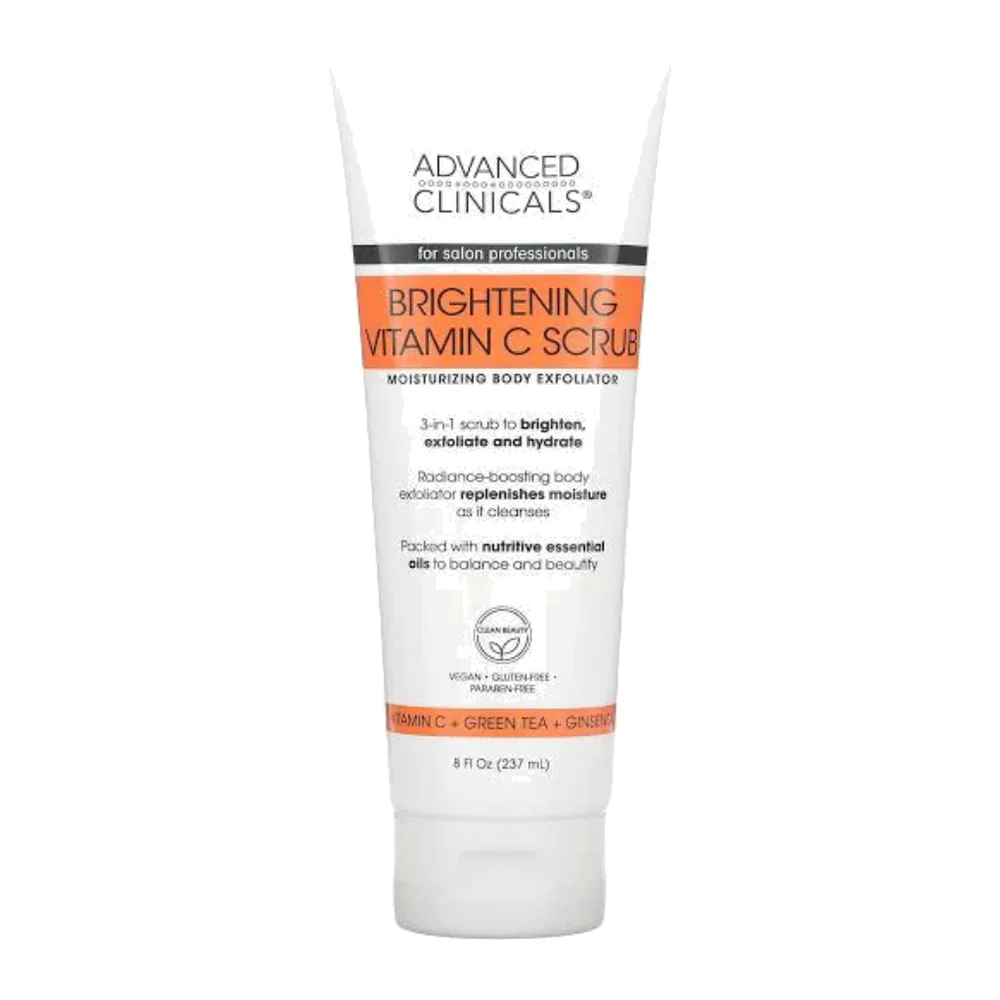 Advanced Clinicals Brightening Vitamin C Scrub 237ml