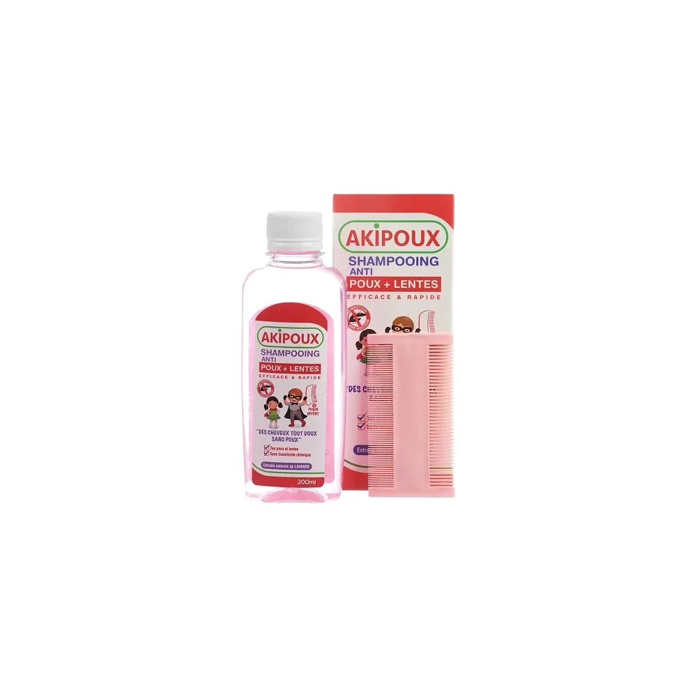 AKIPOUX Shampoing anti poux 200ml