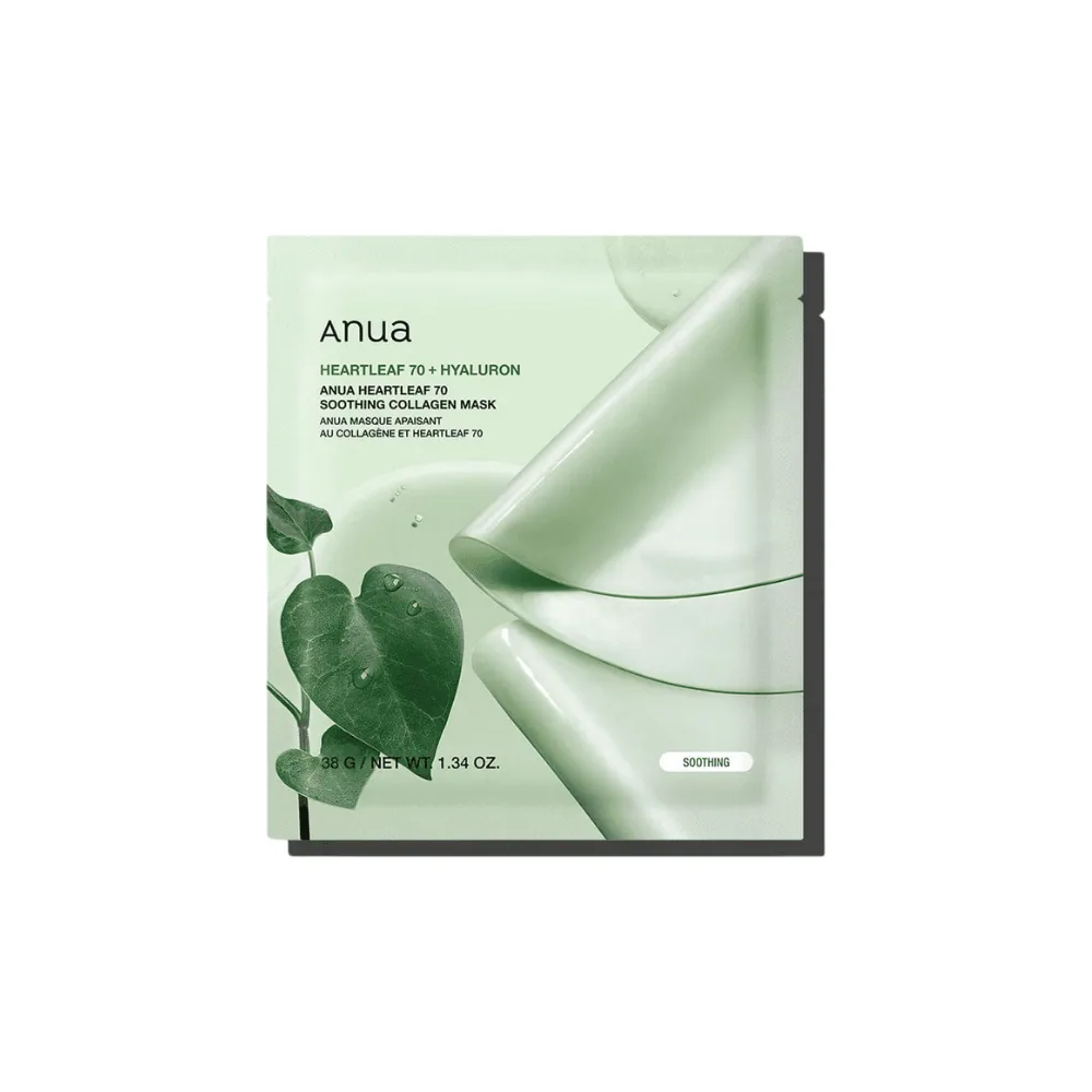 Anua Heartleaf 70+ Hyaluron Soothing Collagen Mask 38g