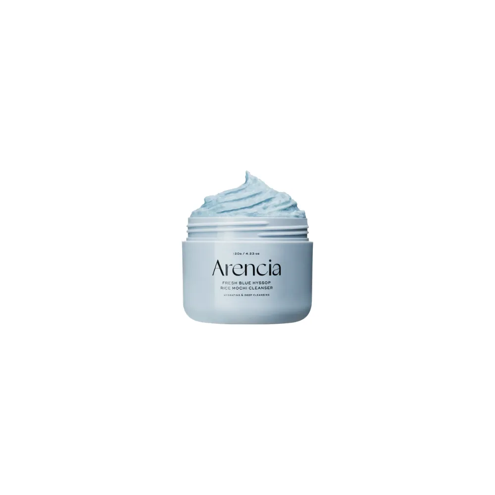 Arencia Fresh Blue Hyssop Rice Mochi Cleanser 120g
