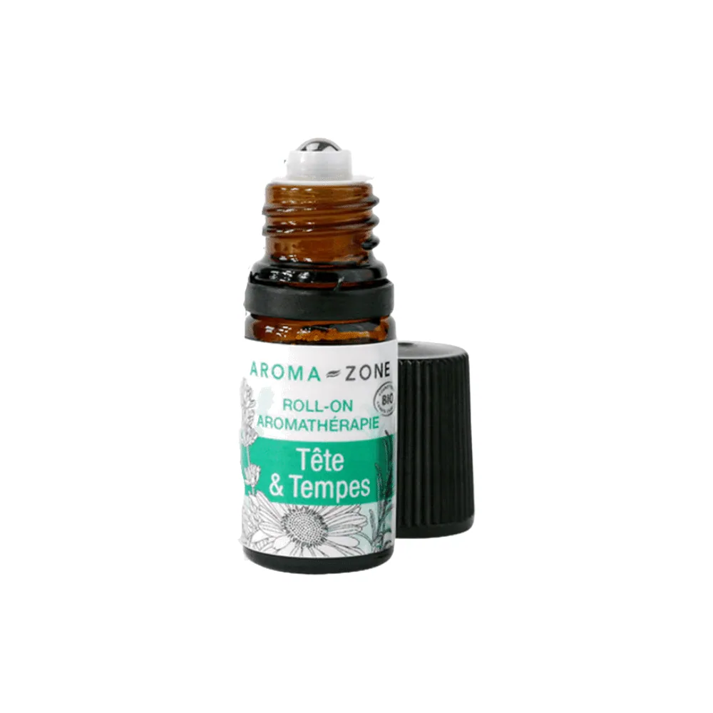 Aroma Zone Roll On Aromathérapie Téte & Tempes 5ml