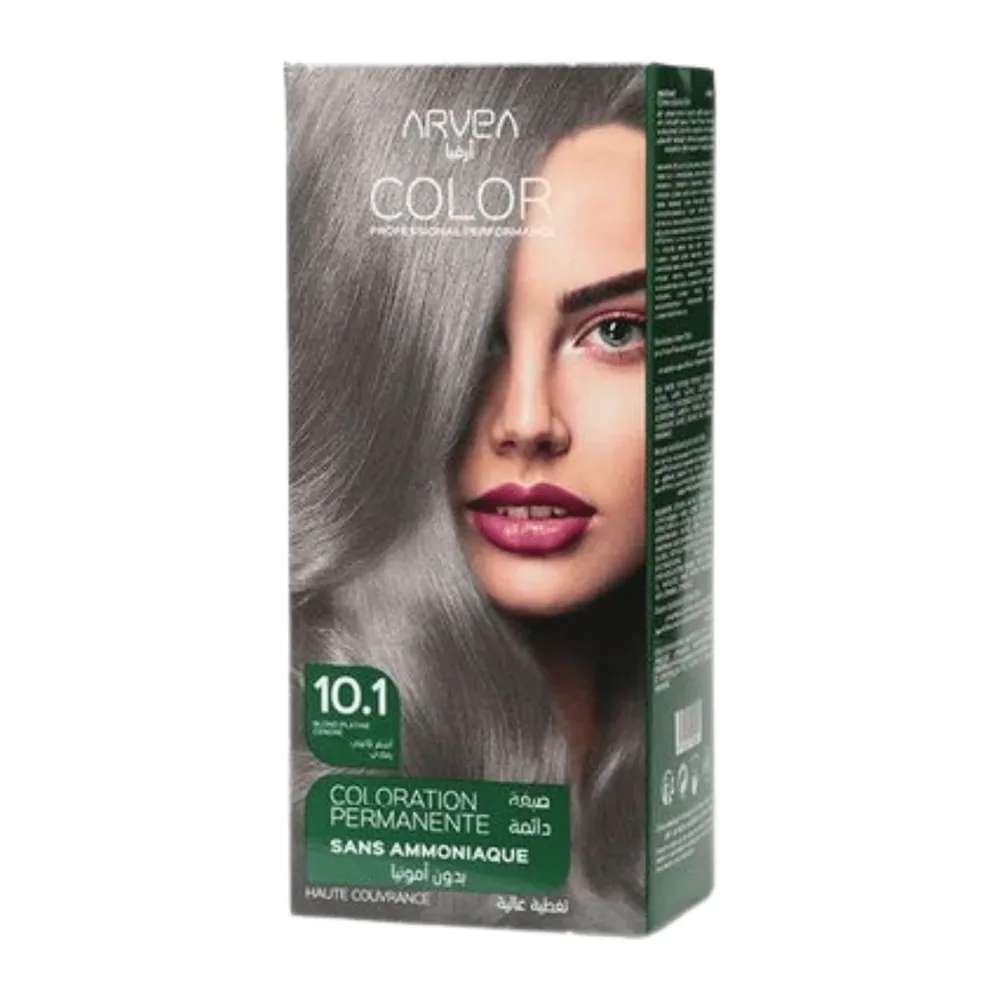 Arvea Coloration Sans Amoniaque 10.1 Bond Platine Cendre