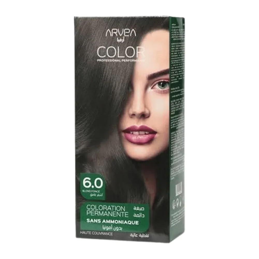 Arvea Coloration Sans Amoniaque 6.0 Blond Fonce