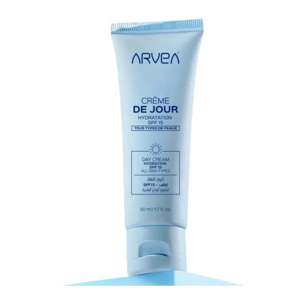 Arvea Creme De Jour A L’Aloe Vera Spf15 Hydratation Intense 50Ml