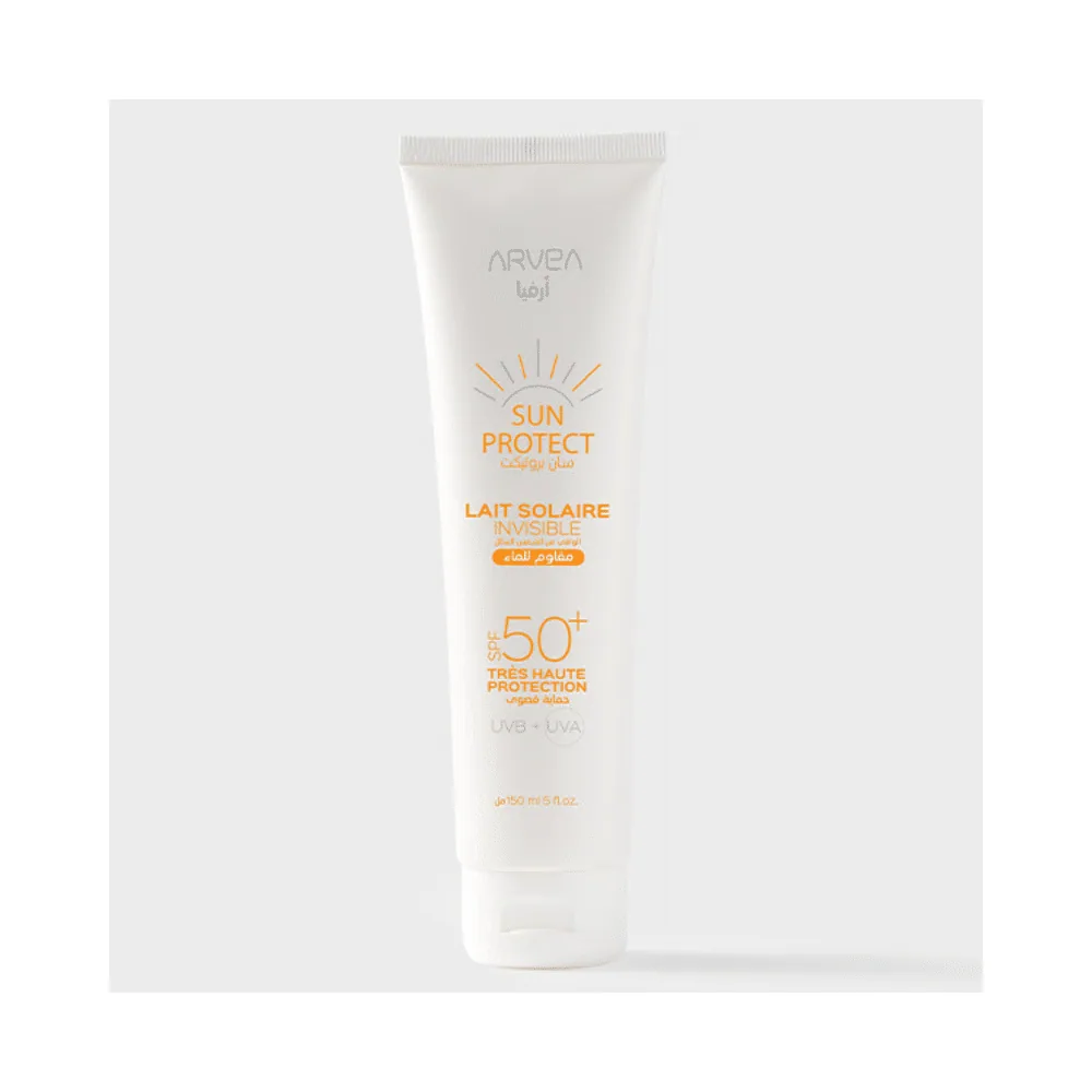 Arvea Sun Protect Lait Solaire Invisible Spf50+ 150ml