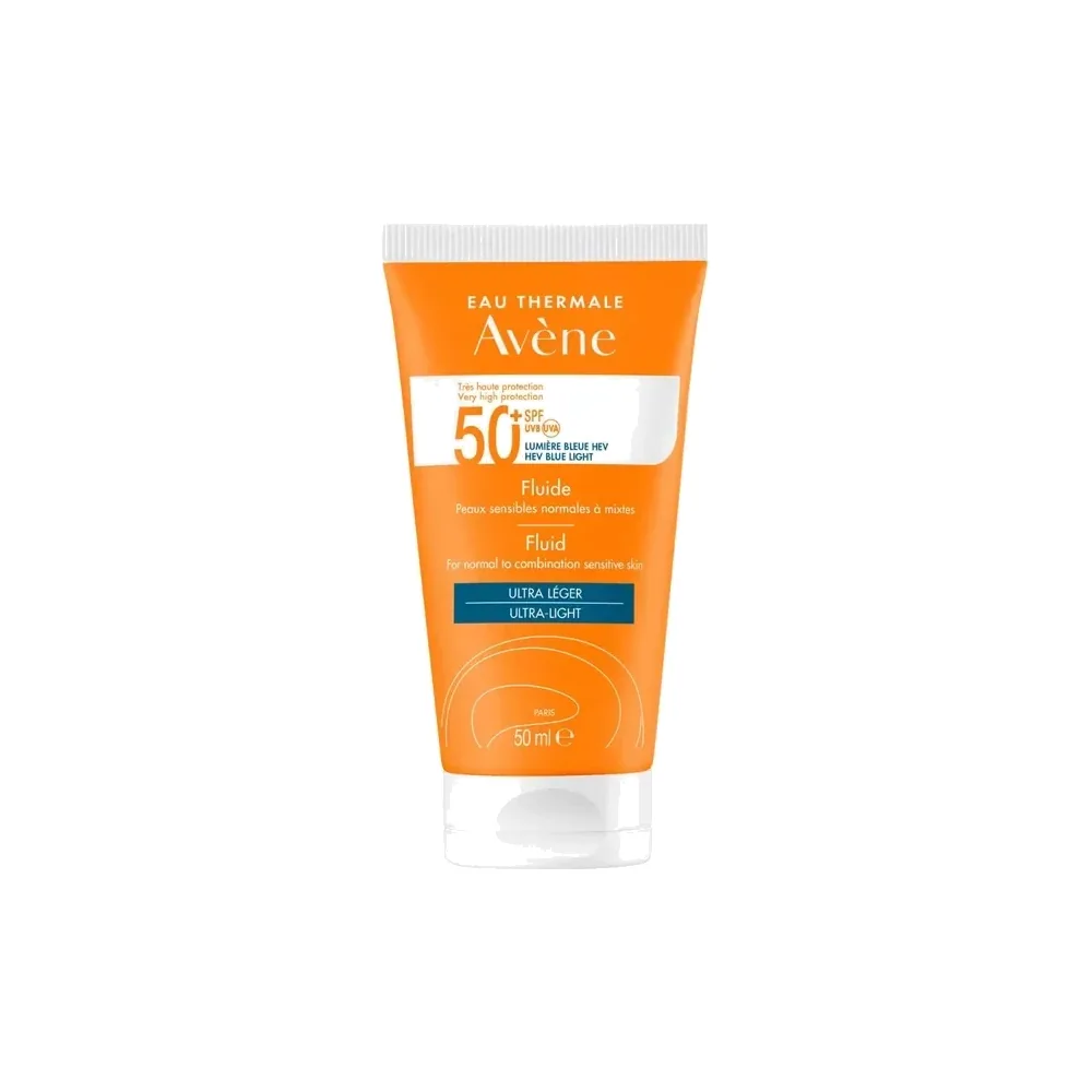 Avène Fluide ULTRA-LEGER pénétration 3sec SPF50+ 50 ml