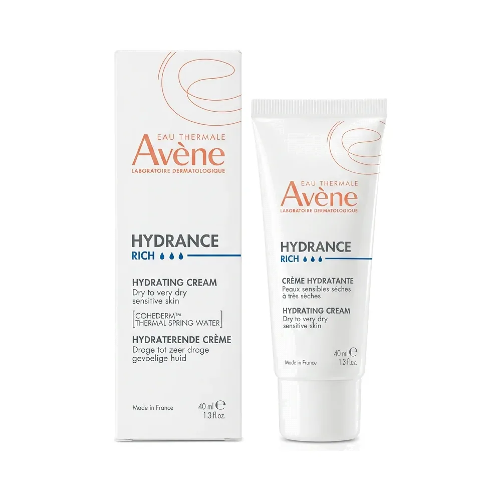 Avène – Hydrance Rich Hydrating Cream – Hydratation intense peaux sèches – 40 ml