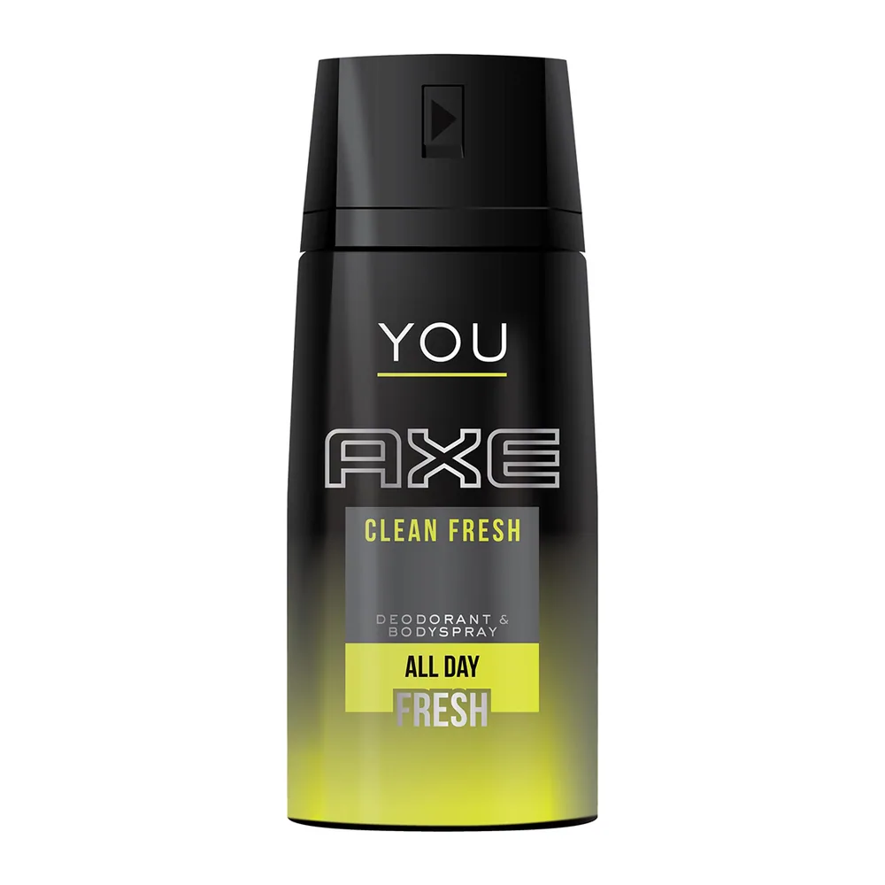 AXE DÉODORANT SPRAY « CLEAN FRESH ALL DAY » 150 ml