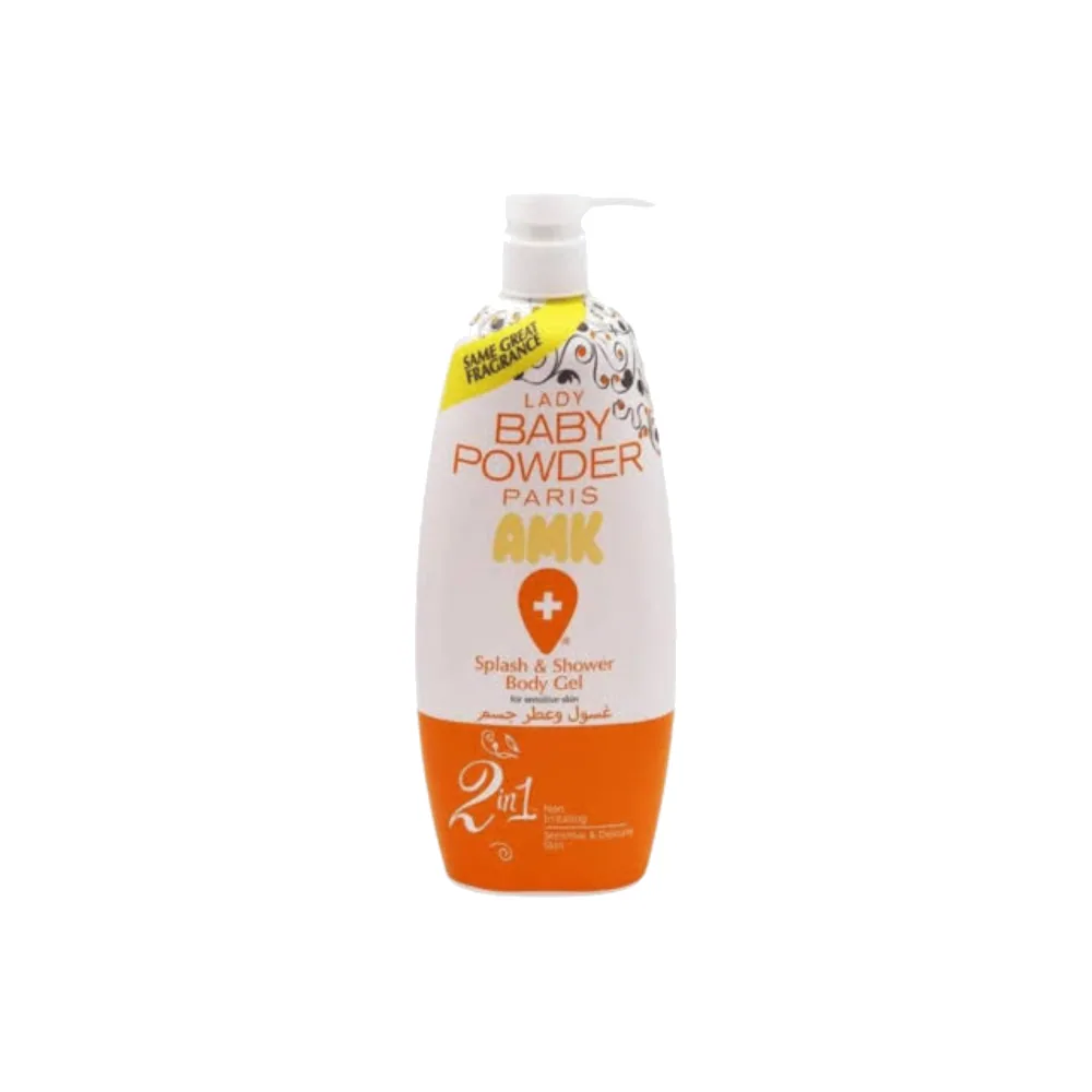 Baby Powder Body Gel 2en1 Vert 800ml