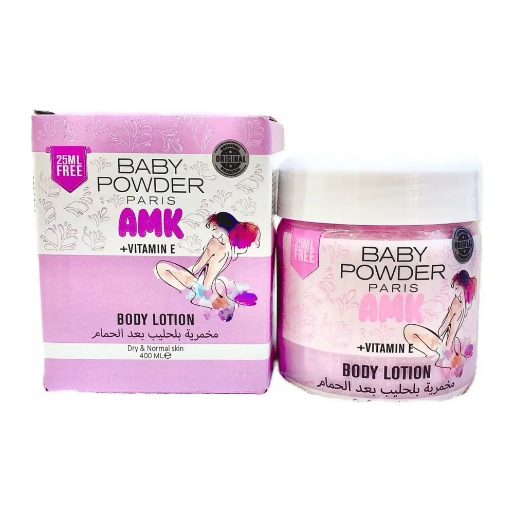 Baby Powder Body Lotion 400Ml Saumon