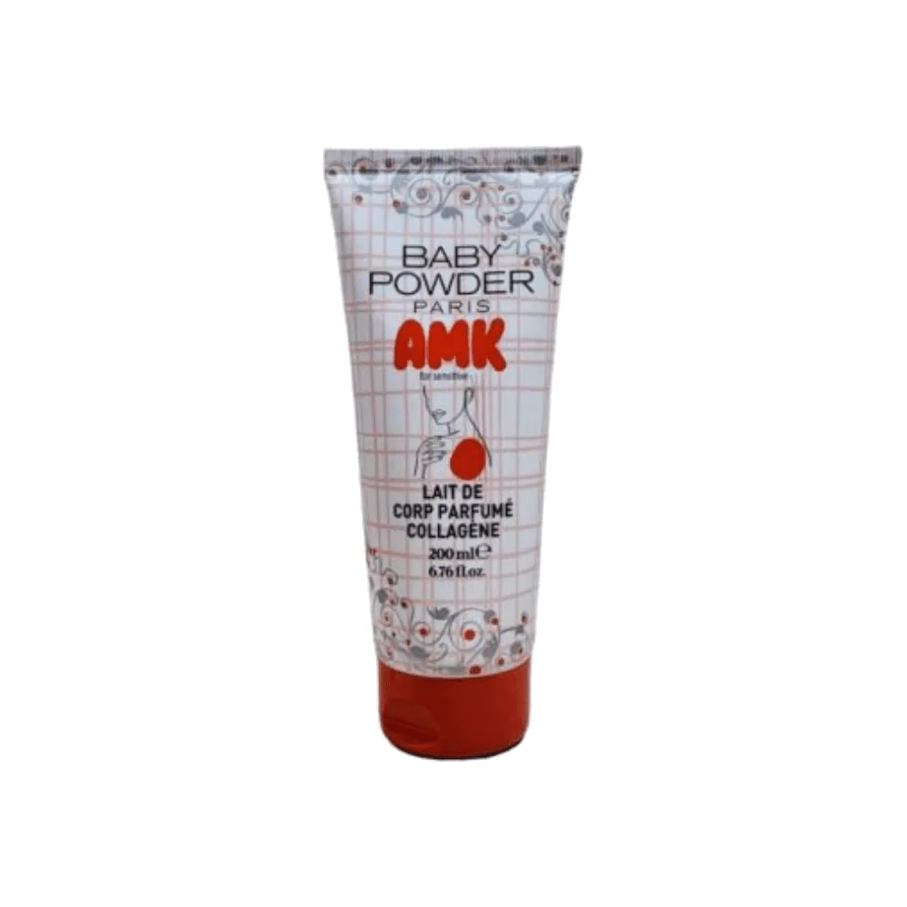 Baby Powder Lait De Corps Parfumé Collagene Rouge 200ml