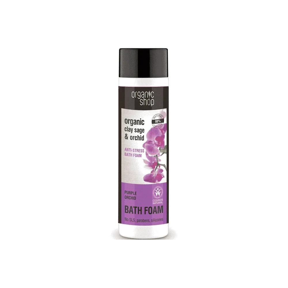 Bain moussant anti-stress à l’orchidée violette