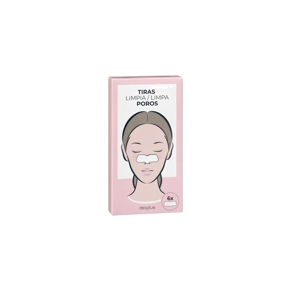 Bandes nettoyantes pour le visage ( Nez ) Deliplus nettoient les pores