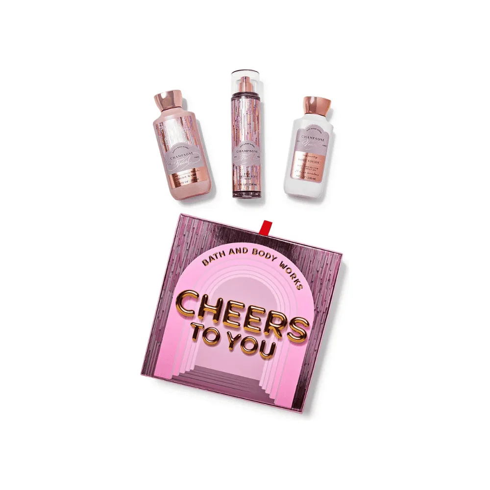 Bath &Amp; Body Works Champagne Toast Coffret 3 Pcs
