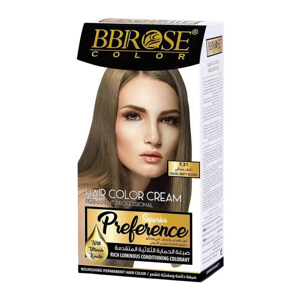 Bbrose Coloration Superior Preference 7.31 Hazel Matt Blond