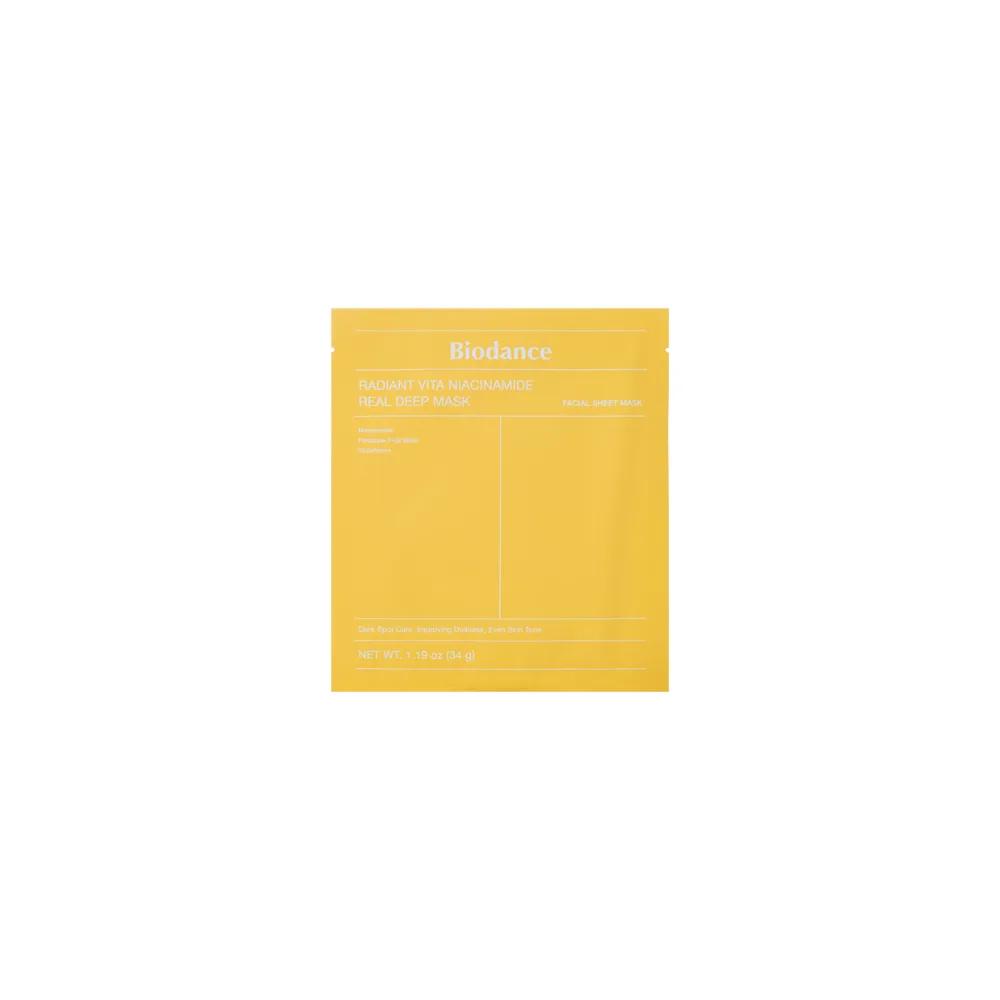 Biodance Radiant Vita Niacinamide Real Deap Mask 34g