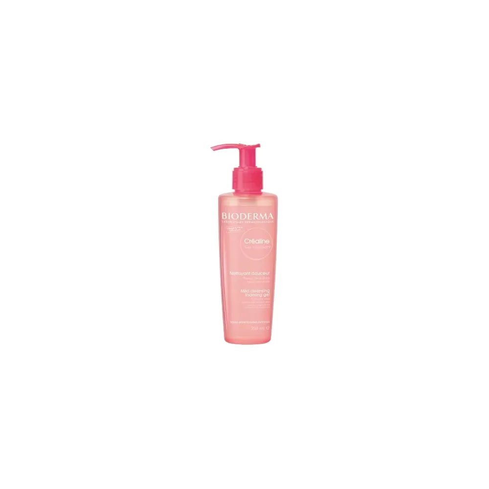 BIODERMA Créaline gel moussant nettoyant visage et yeux 200 ml