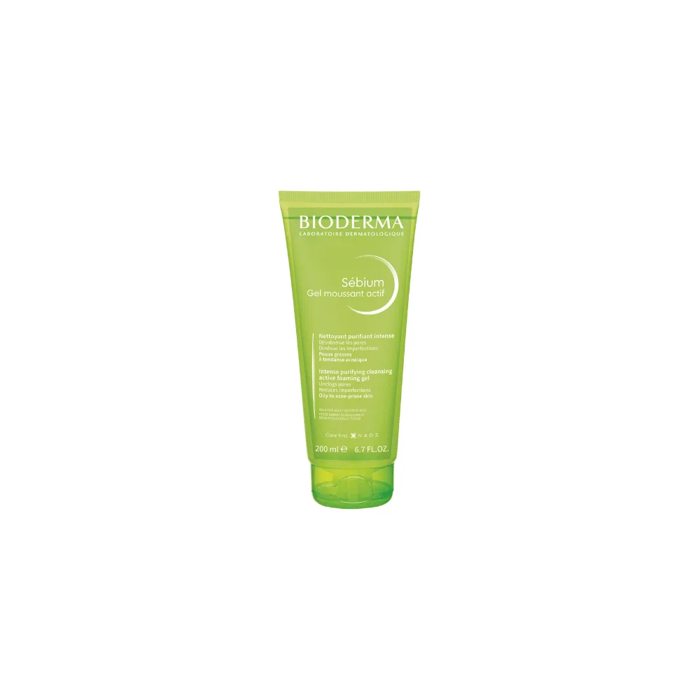 Bioderma Sebium Gel Moussant Actif Tube 200ml