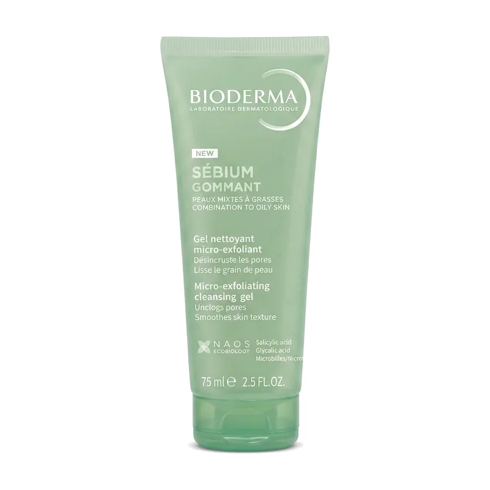 BIODERMA – Sébium Gommant – Nettoie et désincruste les pores – 75 ml
