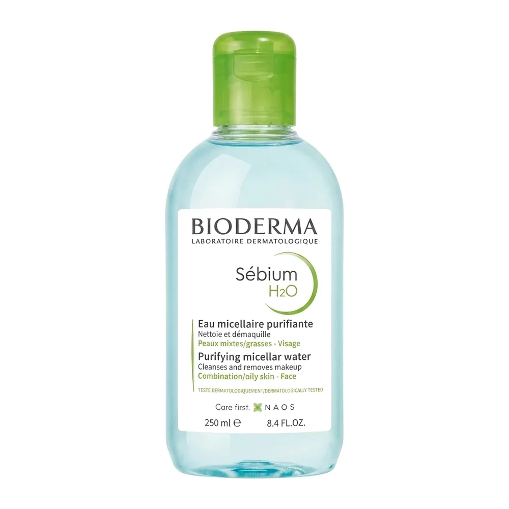 Bioderma – Sébium H2O – Nettoie et Démaquille – 250ml