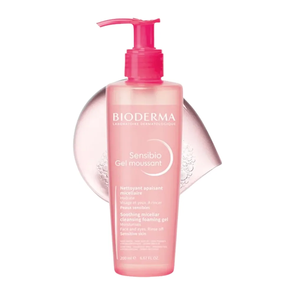 Bioderma Sensibio Gel Moussant Visage Et Yeux Pour Peaux Sensible 200Ml