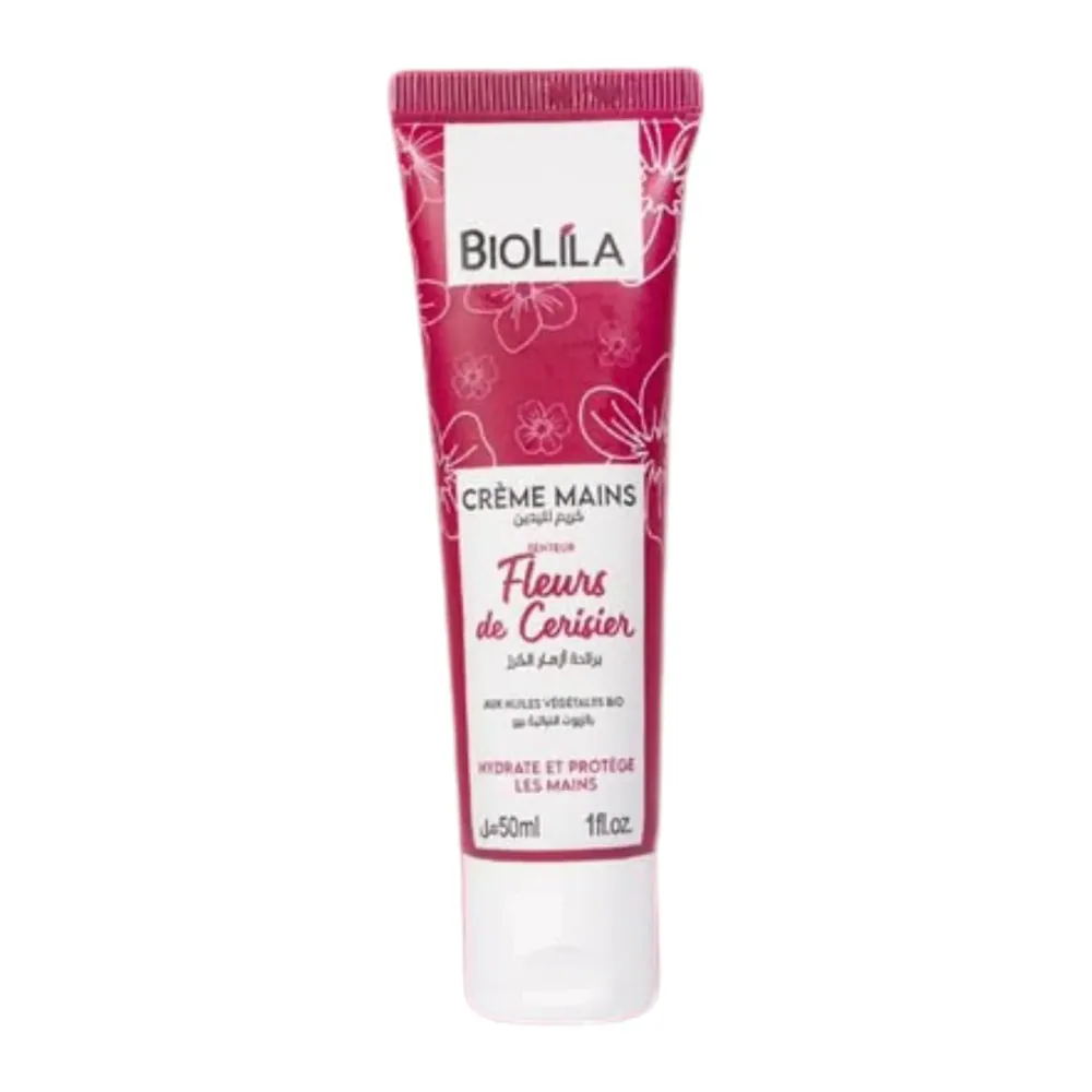 Biolila Creme Main 50Ml Fleurs De Cerisier