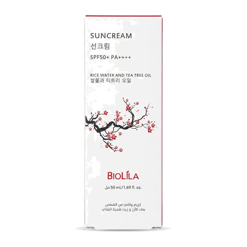 BIOLÍLA – SUNCREAM – Haute protection solaire – 50 ml/1.69 fl. oz.