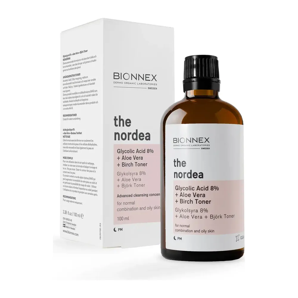 Bionnex Acide Glycolique 8% + Aloe Vera + Birch Tonique