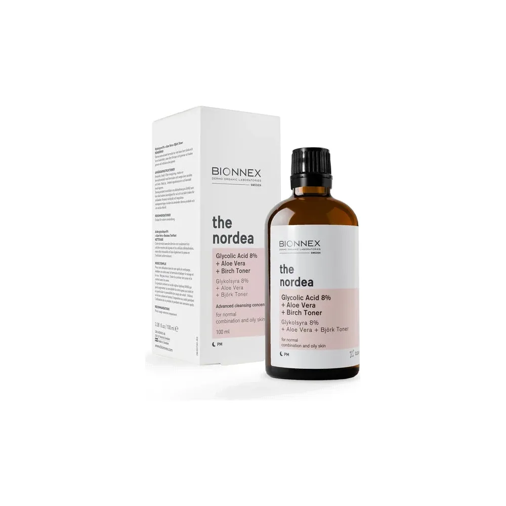 BIONNEX the Nordea- ACIDE GLYCOLIQUE 8% + ALOE VERA + BIRCH TONIQUE