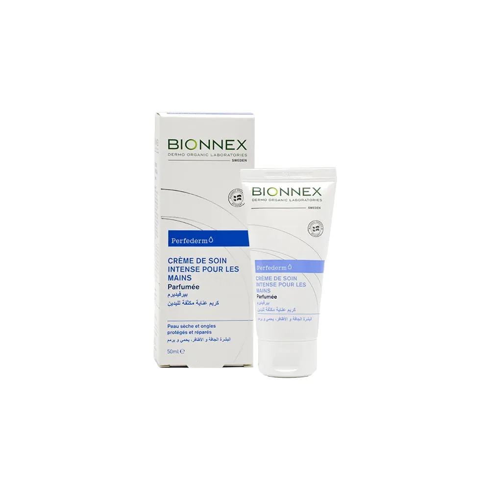 Bionnex- Perfederm Crème De Soin Intense pour les main ( Parfumée )50Ml