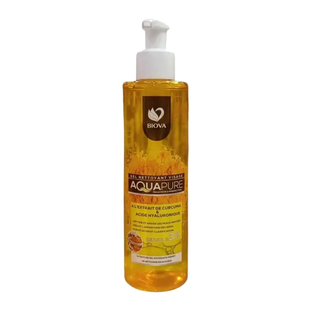 Biova Gel Nettoyant Visage Curcuma