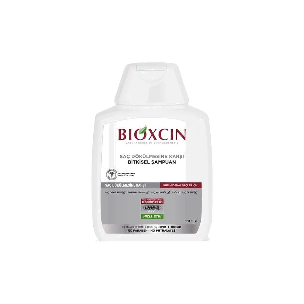 Bioxcin Shampooing Aux Herbes Anti-Chute Cheveux Gras 300 ml
