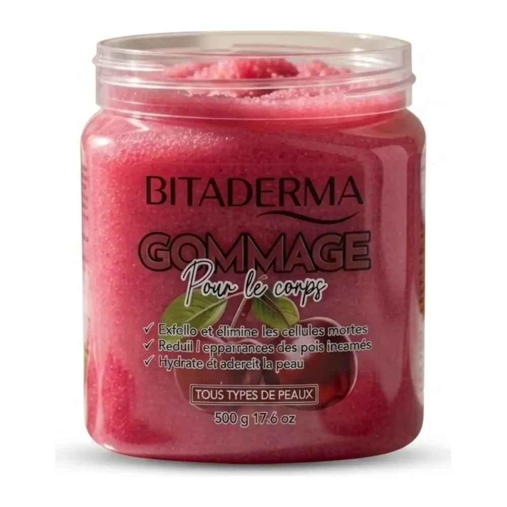 Bitaderma Gommage Pour Le Corps 500G Cerise
