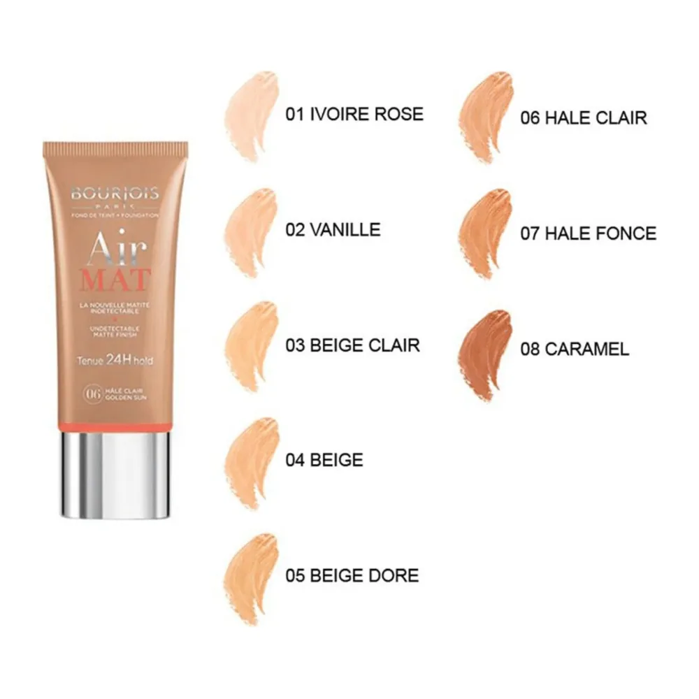 Bourjois Air Mat Fond De Teint + Fondation 01 Ivoire Rose