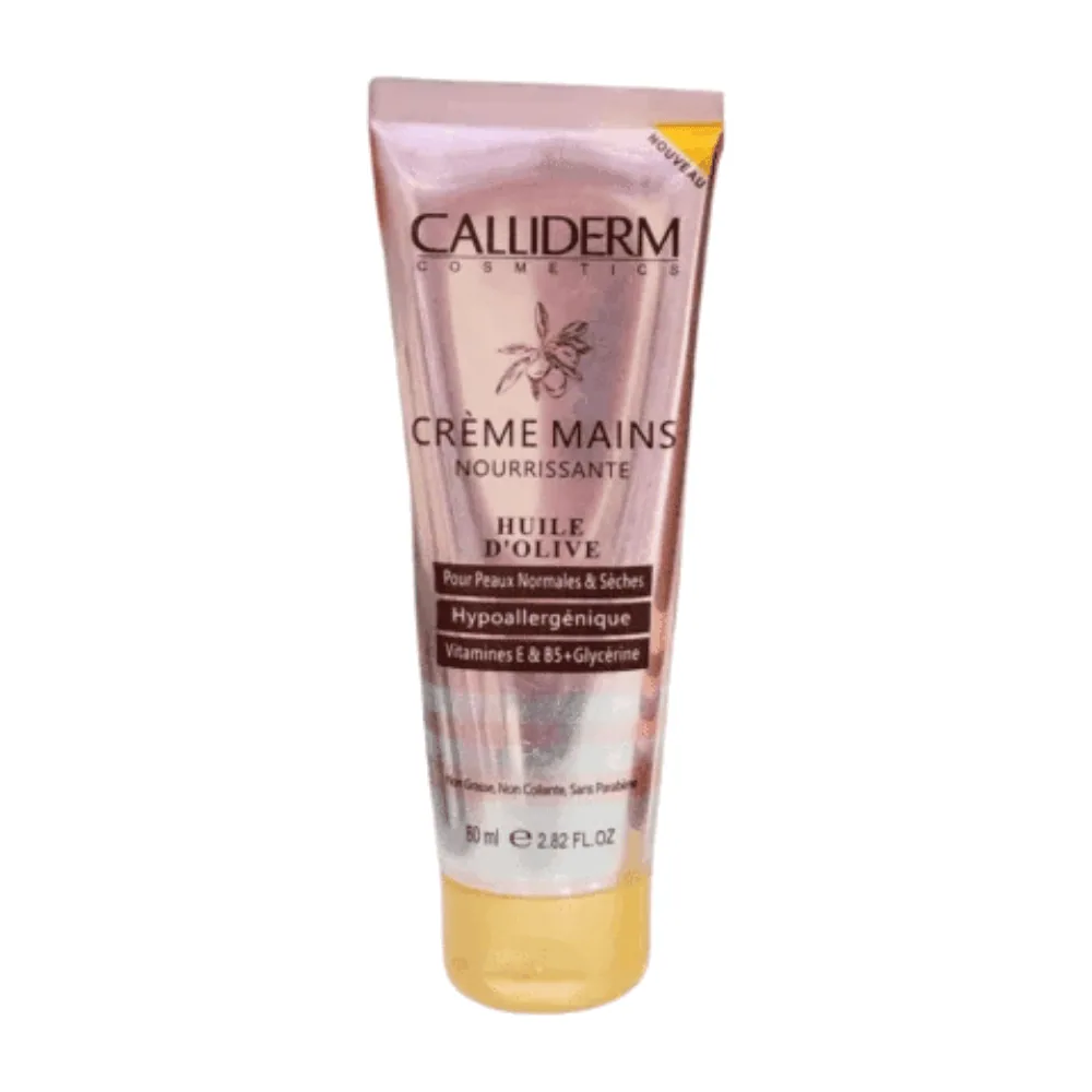 Calliderm Créme Mains Nourrissante Huile D’Olive 80ml