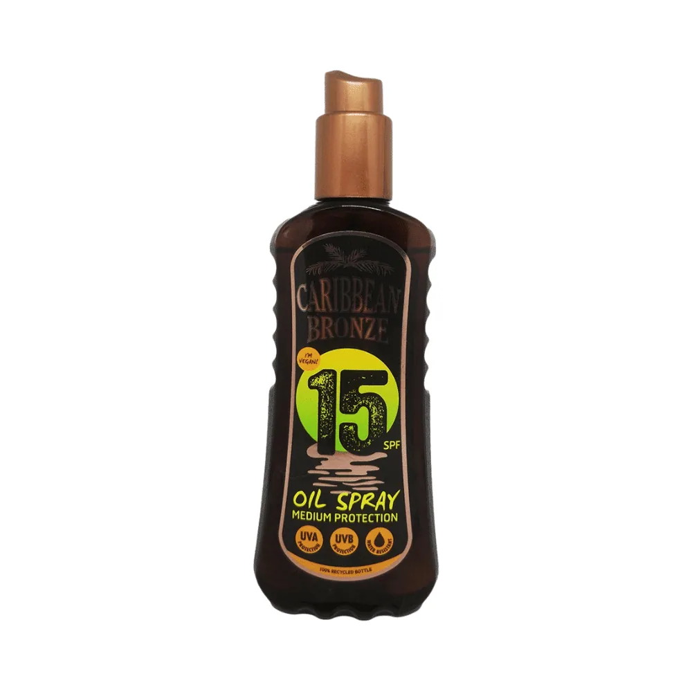 Caribbean Bronze Oil Spray Spf15 200ml