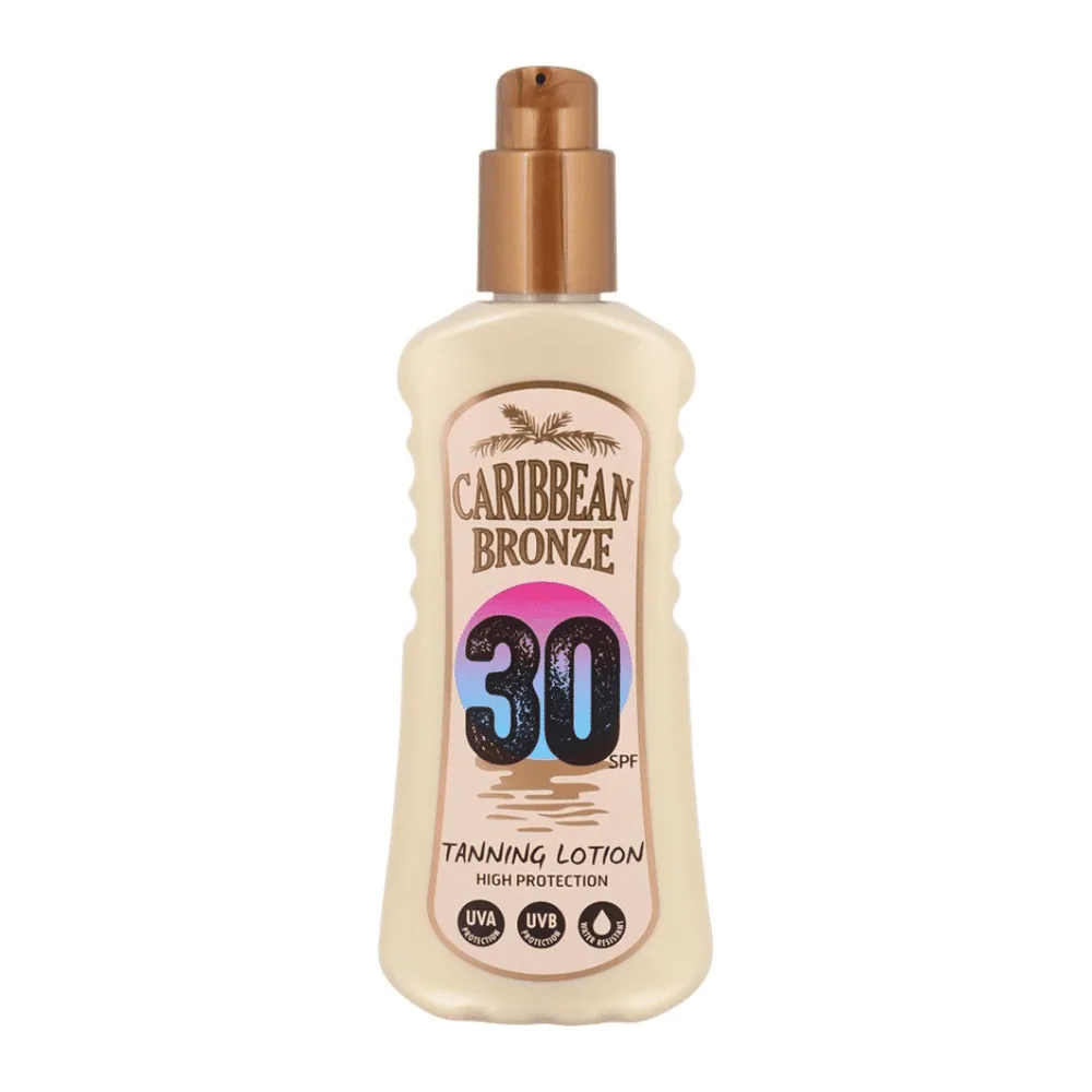 Caribbean Bronze Tanning Lotion Spf30 200ml