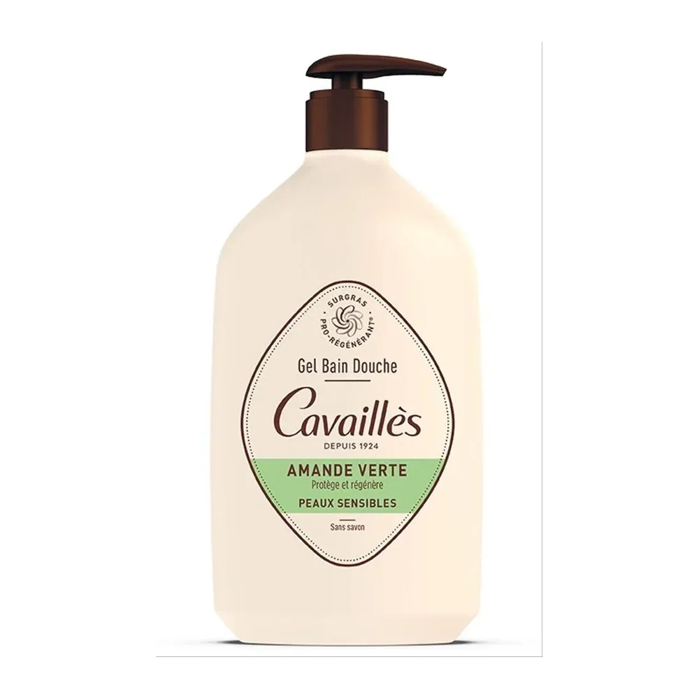 Cavaillès Gel Bain Douche - Amande Verte 1LITRE