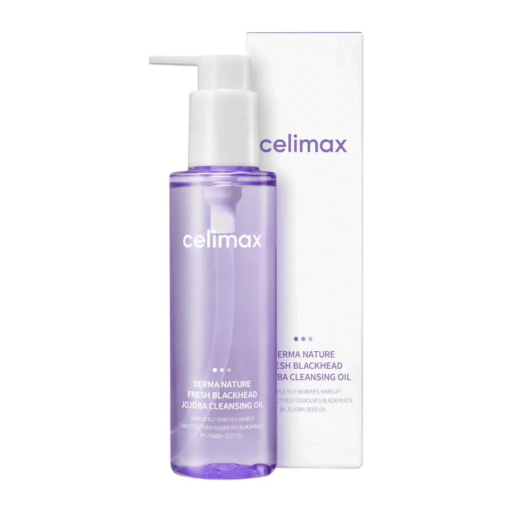 CELIMAX DERMA NATURE FRESH BLACKHEAD JOJOBA CLEANSING OIL 150ml