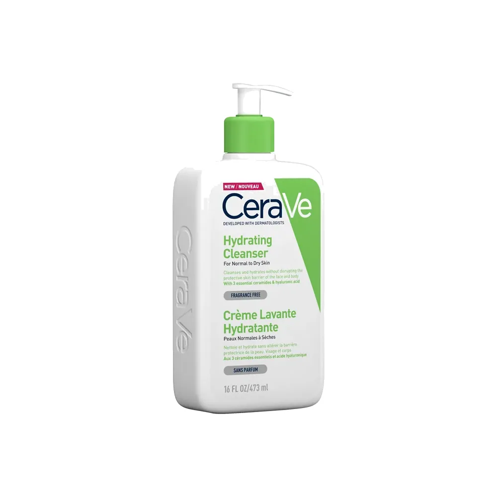 Cerave Crème Lavante Hydratante Peaux Noramles A Seches 473ml