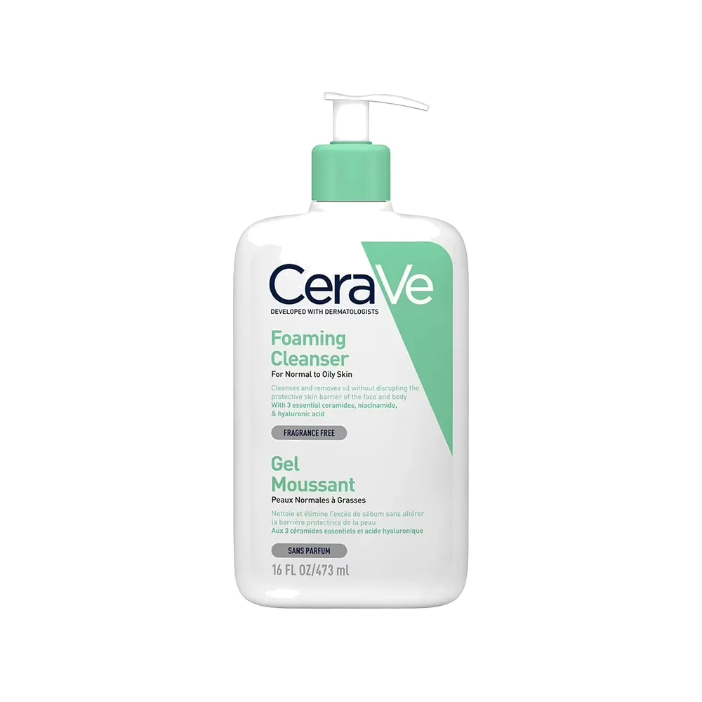 Cerave Gel Moussant Peaux Normales A Grasses
