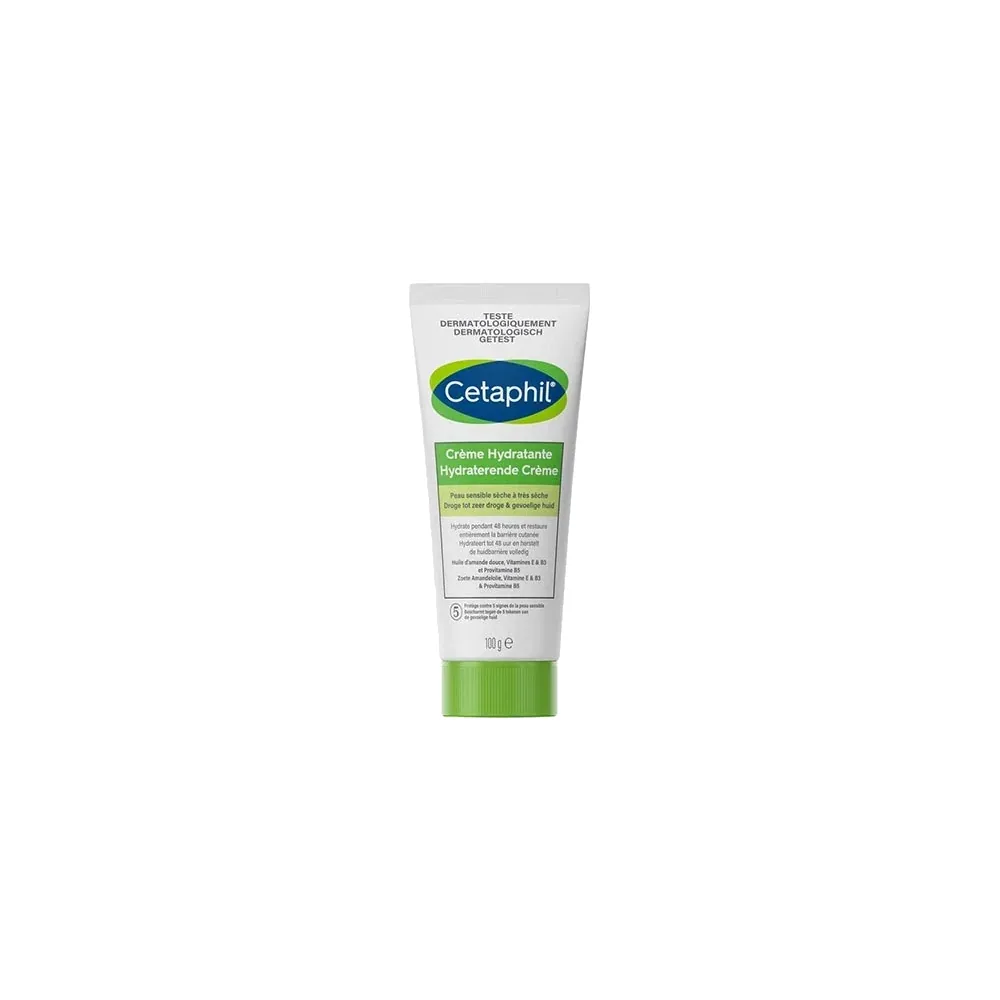 Cetaphil Crème Hydratante - Visage et Corps - Peaux Sèches à Très Sèches, 100g