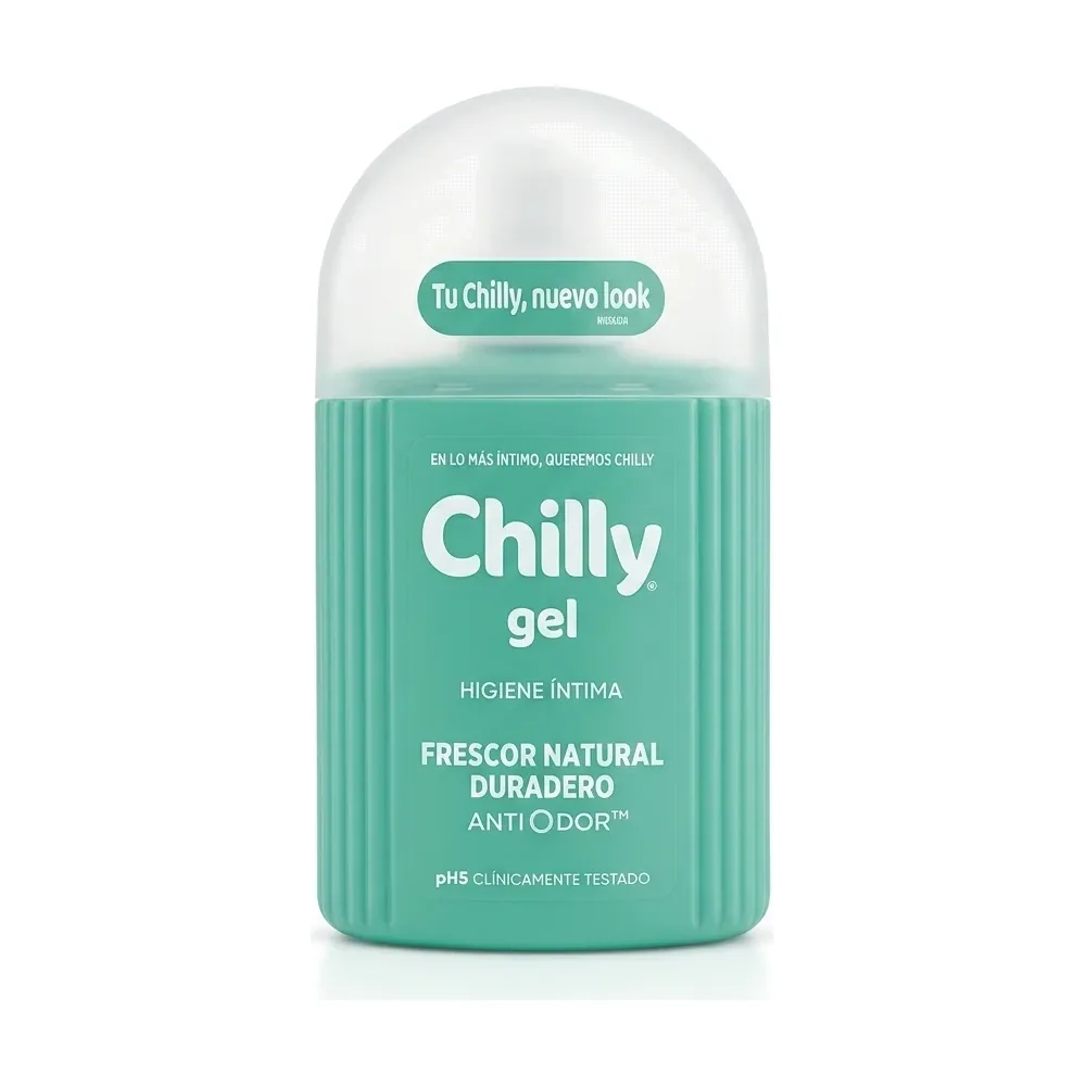 Chilly – Gel Higiene Íntima Frescor Natural Duradero AntiOdor – Gel d’hygiène intime longue durée anti-odeur