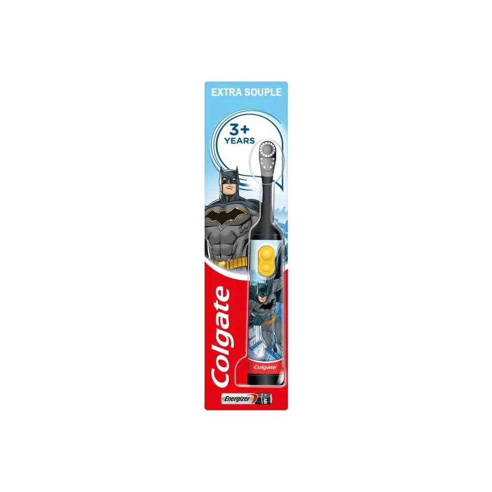 COLGATE Brosse à dents extra souple pour enfants BATMAN